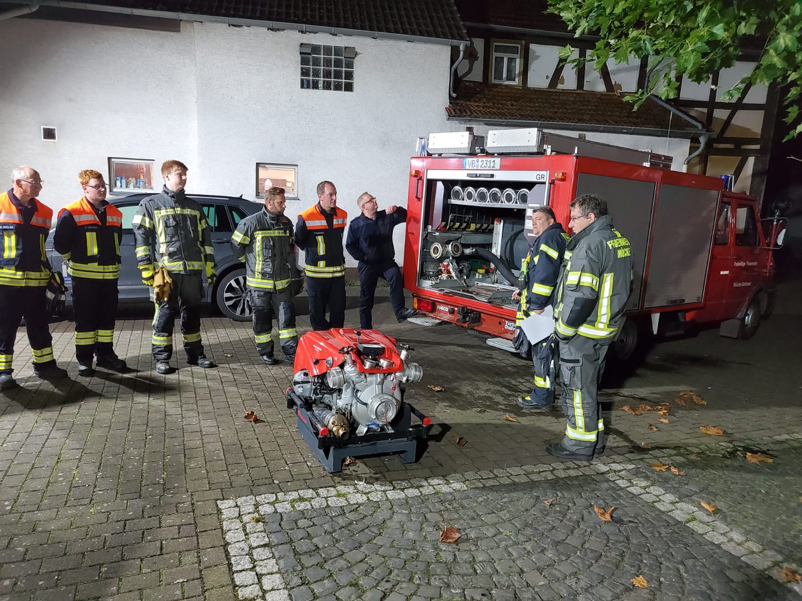 Entnahme der Loschpumpe